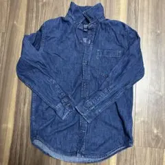GAP デニム長袖シャツ XL 150cm