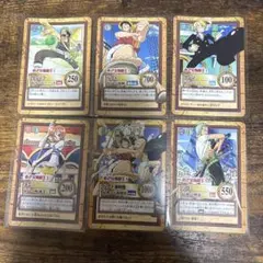 い*ん様 ワンピース　カードダス　ハイパーバトル　WSソフト　特典　6種セット