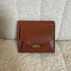 HERZ レザー 三つ折り財布 ブラウンのサムネイル