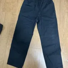 黒 チノパン ゴムウエスト