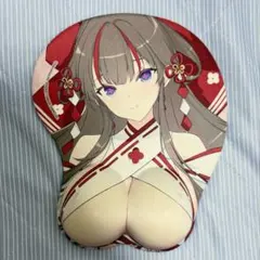 閃乱カグラ　鴇　立体マウスパッド（巫女風水着 ver.）のサムネイル