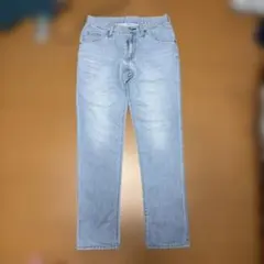 【美品】EDWIN エドウィン　ストレートデニム　ライトブルーW30のサムネイル