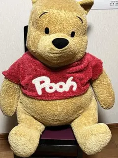 ディズニープーさん特大ぬいぐるみ高さ約80㎝超ビッグサイズ期間限定出品