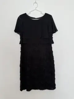 ブラックレイヤードドレス