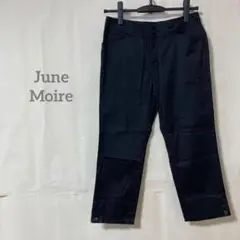 【June Moire】 ネイビー チノパン フリーサイズ　a1680