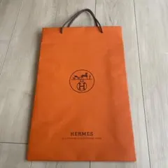 HERMES ショップ袋 紙袋 オレンジのサムネイル