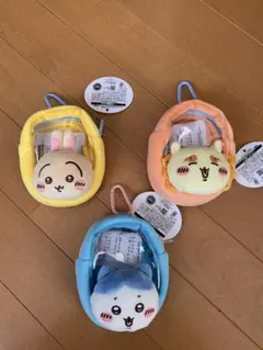 ちいかわ窓つきおかおポーチ 3個セット
