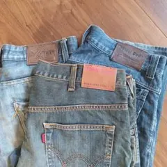 EDWIN　他　デニムパンツ 3点セット　3L