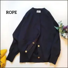 売約済ROPE/ロペ●立体裁断が素敵♪キレイめノーカラーカーディガン/ジャケット