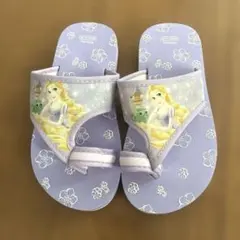 Disney ラプンツェル トングサンダル パープルのサムネイル