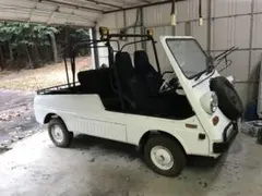 m*i様 ダイハツミゼットⅡ・シトロエン風改造軽トラック 木製荷台付き