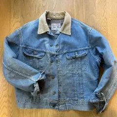70s Lee ストームライダー デニムジャケット 横縞USA製ビンテージ