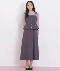 JILL by STUART肩リボンジャンスカ