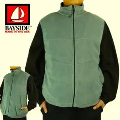 BAY SIDE FLEECE VEST MADE IN USA Green M