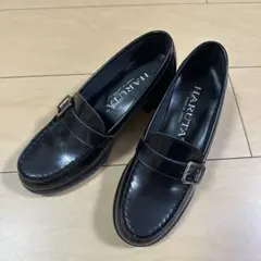 厚底ローファー 革靴