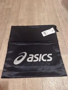 新品 asics シューズケース ブラック