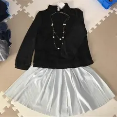 新品タグつき VISシフォンブラウス