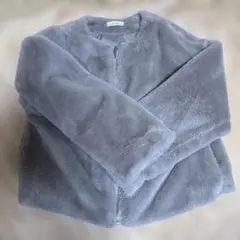 2PINK ノーカラージャケット グレー