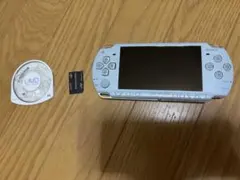 PSP 本体 ライトブルー 1GBメモリースティック付き　不動品
