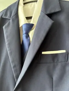 フォーマルスーツ5点セット） ネイビー　160