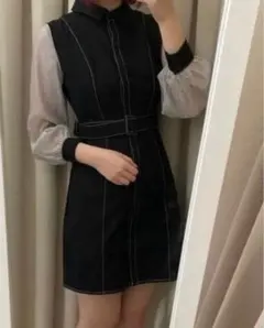 titty&Co. シャーリングシアー ワンピースのサムネイル