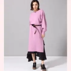 ジーナシス　ニットワンピース