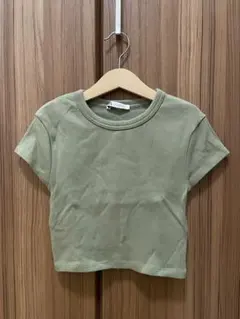 クロップド丈 Tシャツ