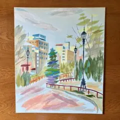タイ チェンマイ 教会 透明水彩画 SHO - メルカリ