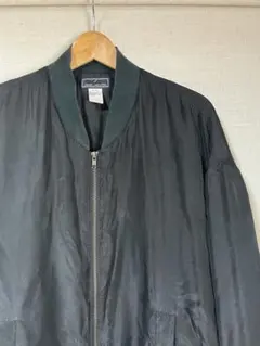 古着 シルクブルゾン ボンバージャケット ストリート ユニセックス