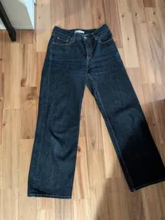 MOUSSY ストレートデニム 24インチ　ダークブルー