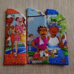 ハンドメイド　メガネ入れ　ロラライハリス　IN A PICKLE PANEL