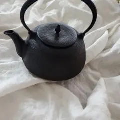 うさぎ模様の南部鉄器　 鉄瓶 茶道具 アンティーク