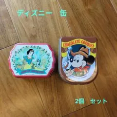 レトロ 東京ディズニーランド お菓子缶 2個セット ミッキー 白雪姫 90年代