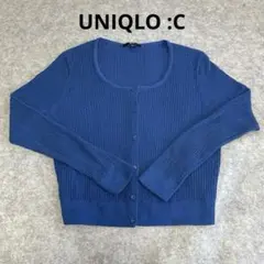 UNIQLO :C★カーディガン ブルー 長袖 Lのサムネイル