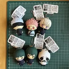 う*じ様 呪術廻戦 立体ラバーマスコット キーホルダー　6種