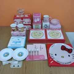 ハローキティ デザートグラス マグカップなどの食器 まとめ売り ※ばら売り不可