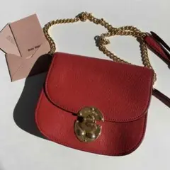 miumiu madras shoulder bag