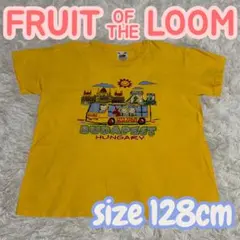 フルーツオブザルーム キッズ 半袖Tシャツ 128cm 黄色 プリント 海外産のサムネイル