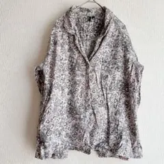Cynthia Rowley 【L】レオパード柄長袖シャツのサムネイル