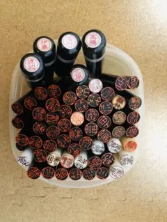 印鑑 認印５８本 シャチハタ印6本