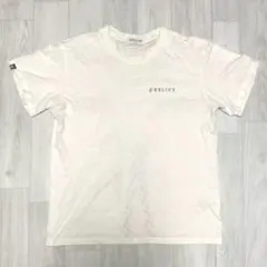 RELIVE リライブ ホワイト 半袖 Tシャツ Lサイズ