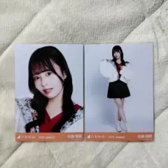 乃木坂46 佐藤璃果 ボアコート 生写真 2点