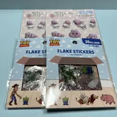 おぱんちゅうさぎ　ぷくっとシール　トイストーリー　フレークステッカー　４枚セット