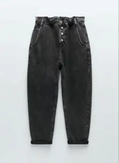 【新品未使用】ZARA 大人気バギーパンツ ブラック