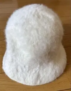 KANGOL カンゴール　ホワイトファーバケットハット　イギリス製