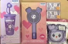 TWICE GIGO サナ プラタンブラー ハンディファン エコバッグ シール