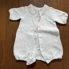 コットン製襟付きロンパース 60-70cm