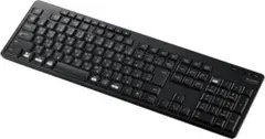 ELECOM TK-FDM116SKTBK ワイヤレス フルキーボード 静音