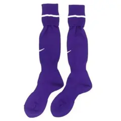極美品 Nike ナイキ パープル サッカーソックス 2セット