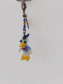 非売品東京ディズニーランド公式品 ドナルドダック ストラップ